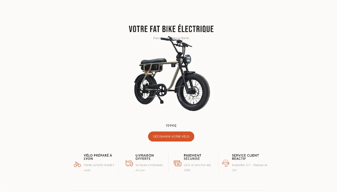 Boutique WooCommerce et paiement Stripe pour vélos électriques